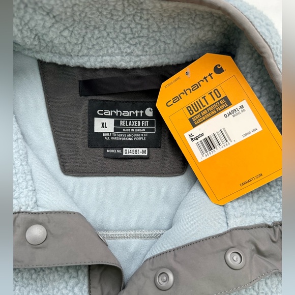 Carhartt Blue Fleece Pullover - Picture 3 of 7